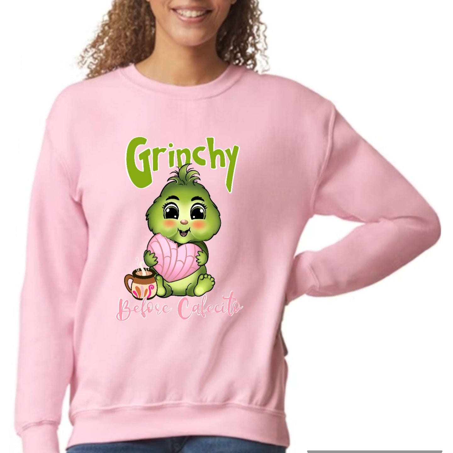 Before Cafecito Crewneck Gildan Sweatshirt