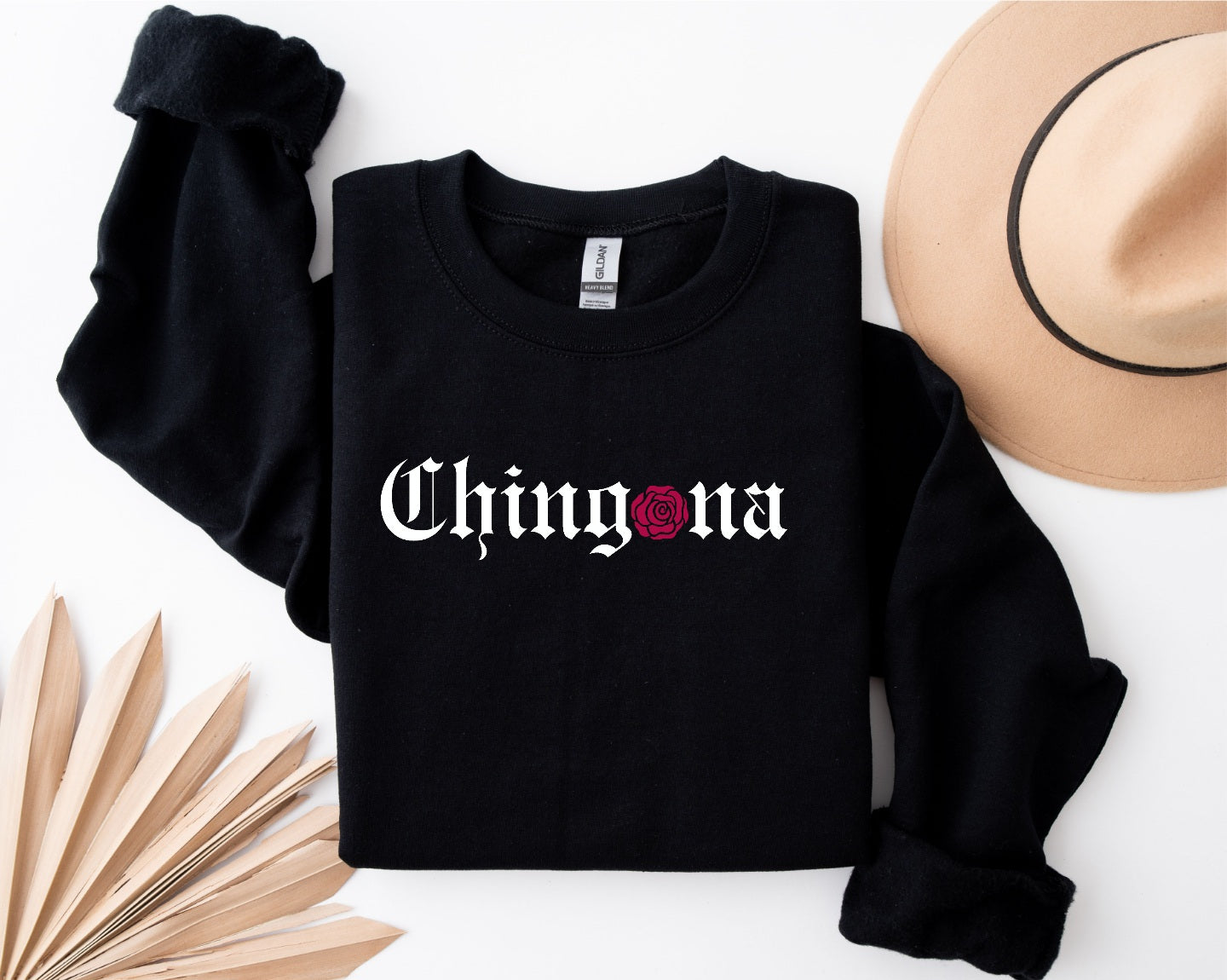 Chingona Crewneck Gildan Sweatshirt