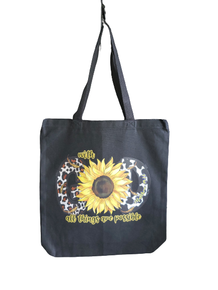 With God all Things are Possible Tote
