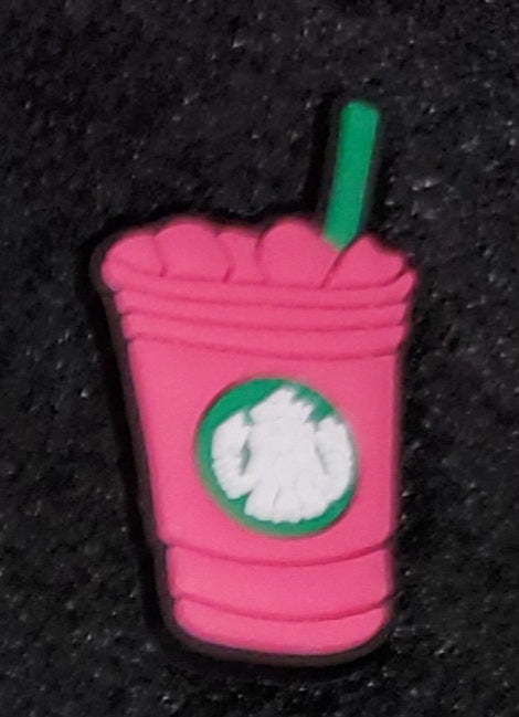 Croc Charm Pink Drink #1 Charm