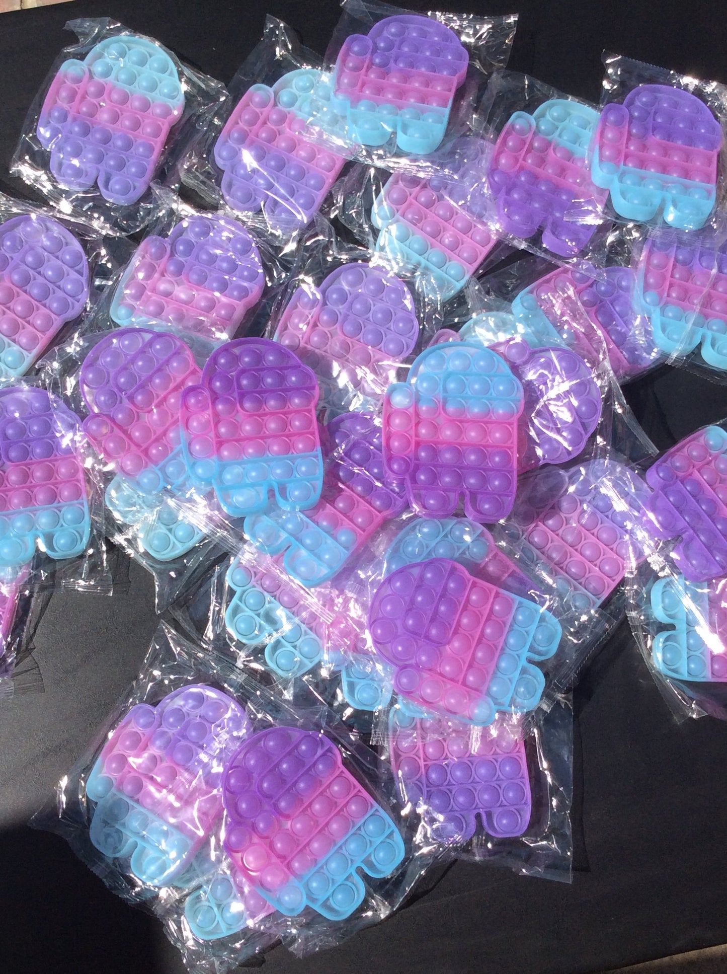 Change Color with Sunlight Among Us 5.5 inches Tall Bubble Pop It Fidget.