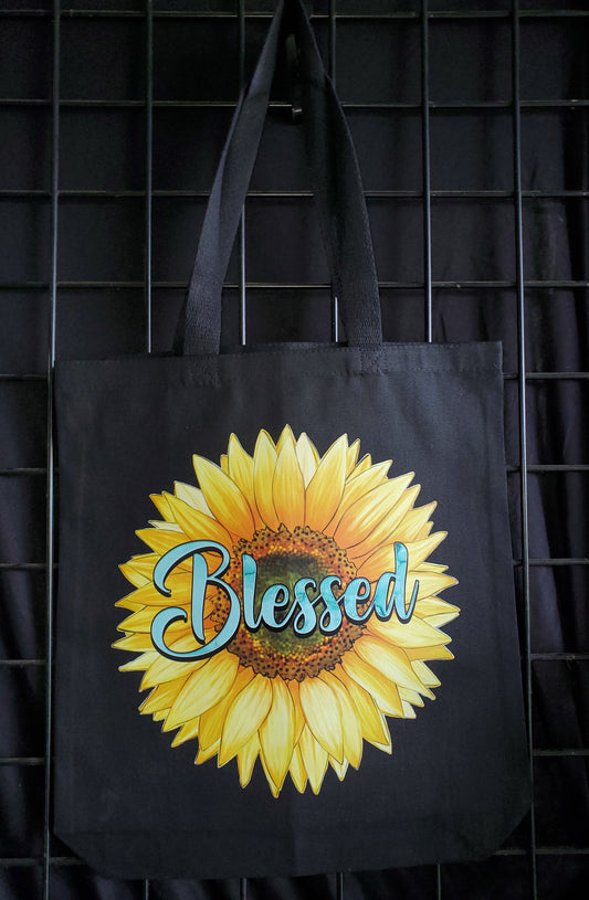 Blessed Sunflower Tote