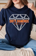 Dirty Diamonds Athletics Navy Heavy Cotton Tshirt