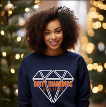 Load image into Gallery viewer, Dirty Diamonds Athletics Navy Gildan Sweatshirt
