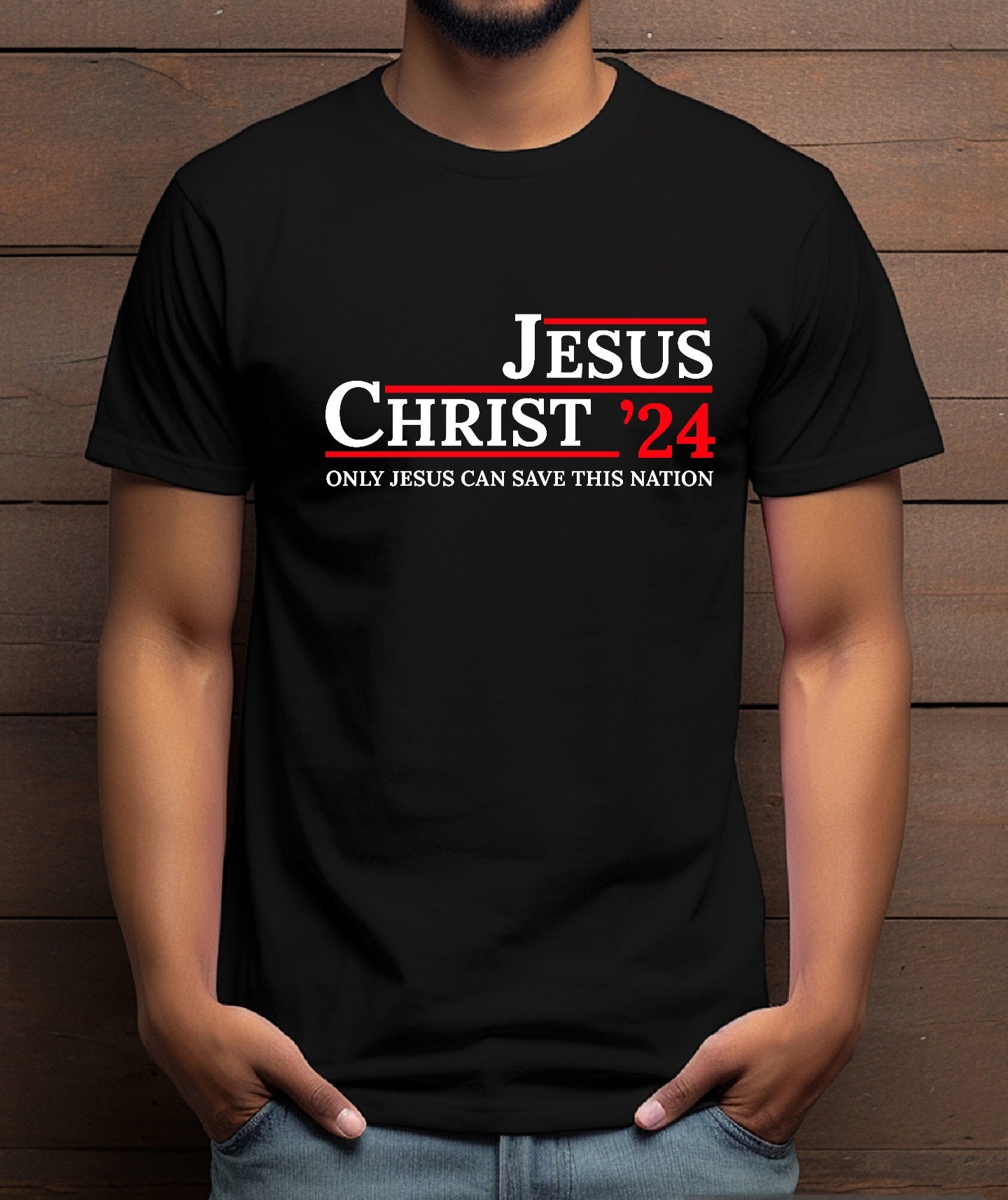 Jesus Christ 2024 Gilden Heavy Cotton.