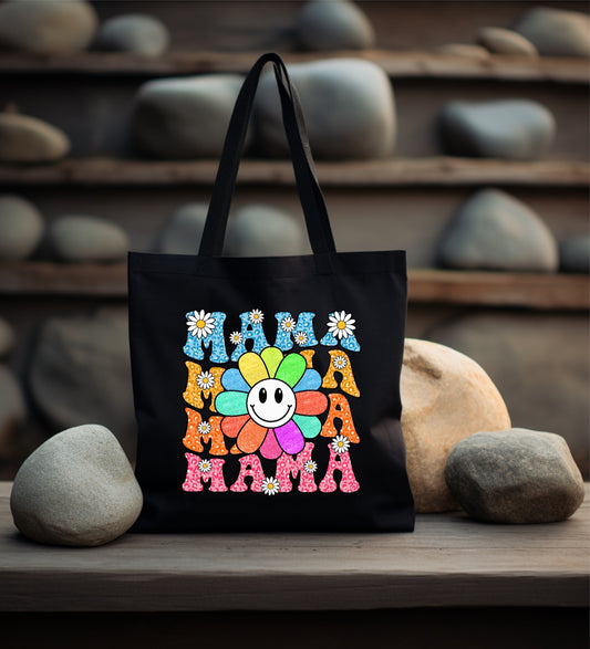 Mama Black Tote Bag
