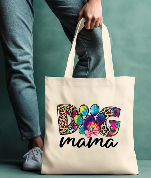 Dog Mom Tote Bag