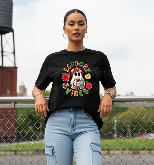 Espooky Vibes Black Gildan Heavy cotton tshirt