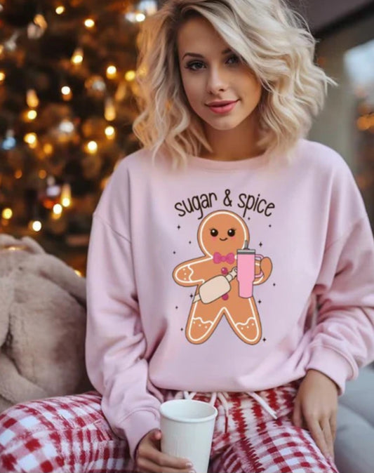 Sugar & Spice Crewneck Gildan Sweatshirt