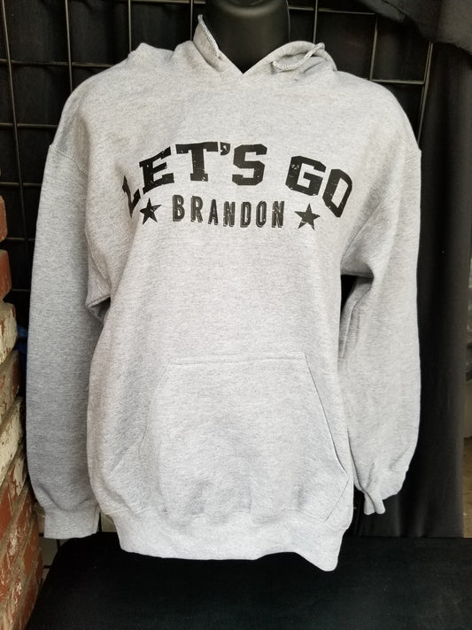 Hoodie Let's Go Brandon Adult Small Gilden