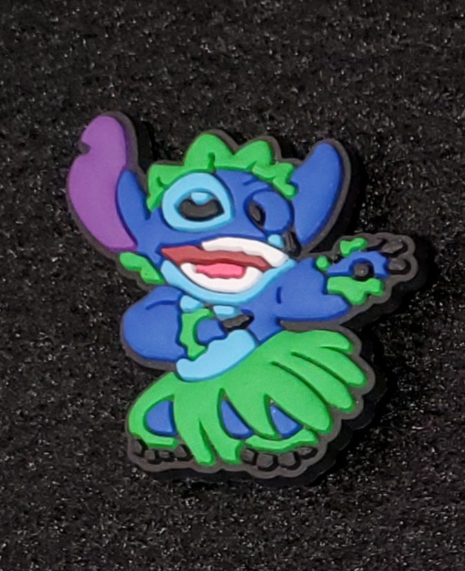 Croc Charm Blue guy hawaiian Charm