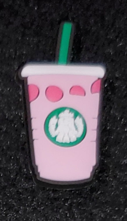 Croc Charm Pink Drink #2 Charm