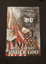 Load image into Gallery viewer, One Nation Under God Gilden Heavy Cotton.
