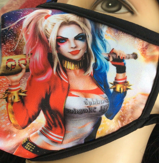 Mask Harley Quinn Adult Face Mask