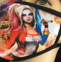 Load image into Gallery viewer, Mask Harley Quinn Adult Face Mask
