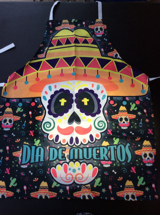 Apron Dia De Los Muertos Apron