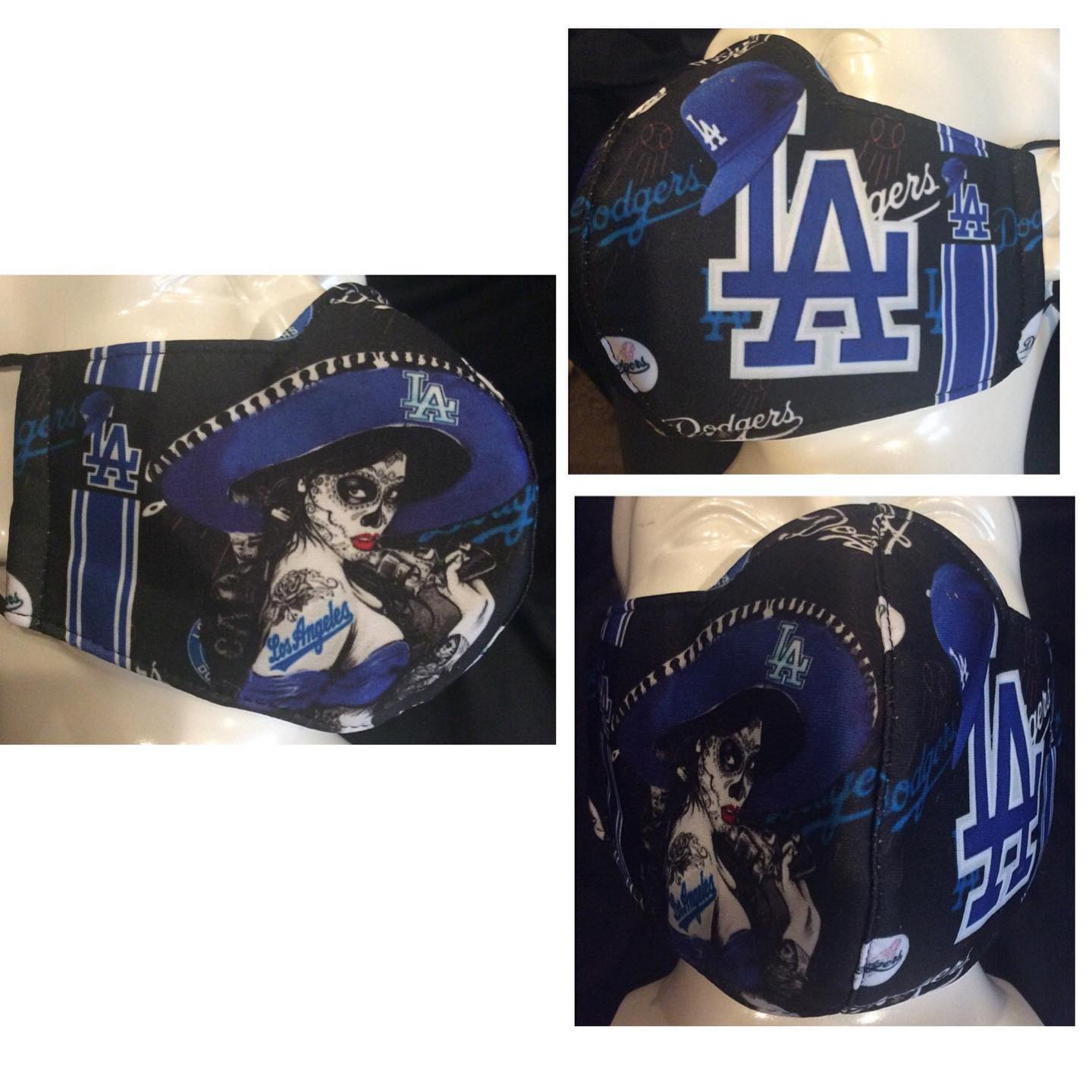 Mask Dodgers Catrina LA Face Mask