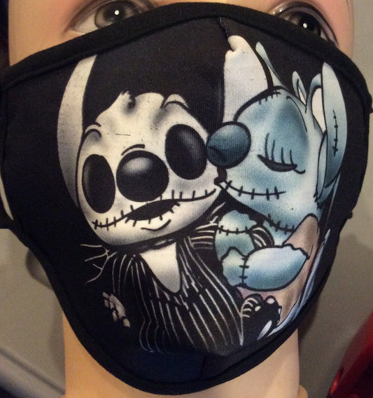 Stitch and Angel Adult Face Mask