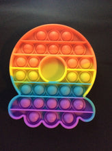 Load image into Gallery viewer, 5 1/2 Inch Rainbow Bubble Pop It Fidget
