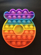 Load image into Gallery viewer, 5 1/2 Inch Rainbow Bubble Pop It Fidget
