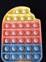 Load image into Gallery viewer, 7 Inch Popsicle Alphabet  Bubble Pop It Fidget.
