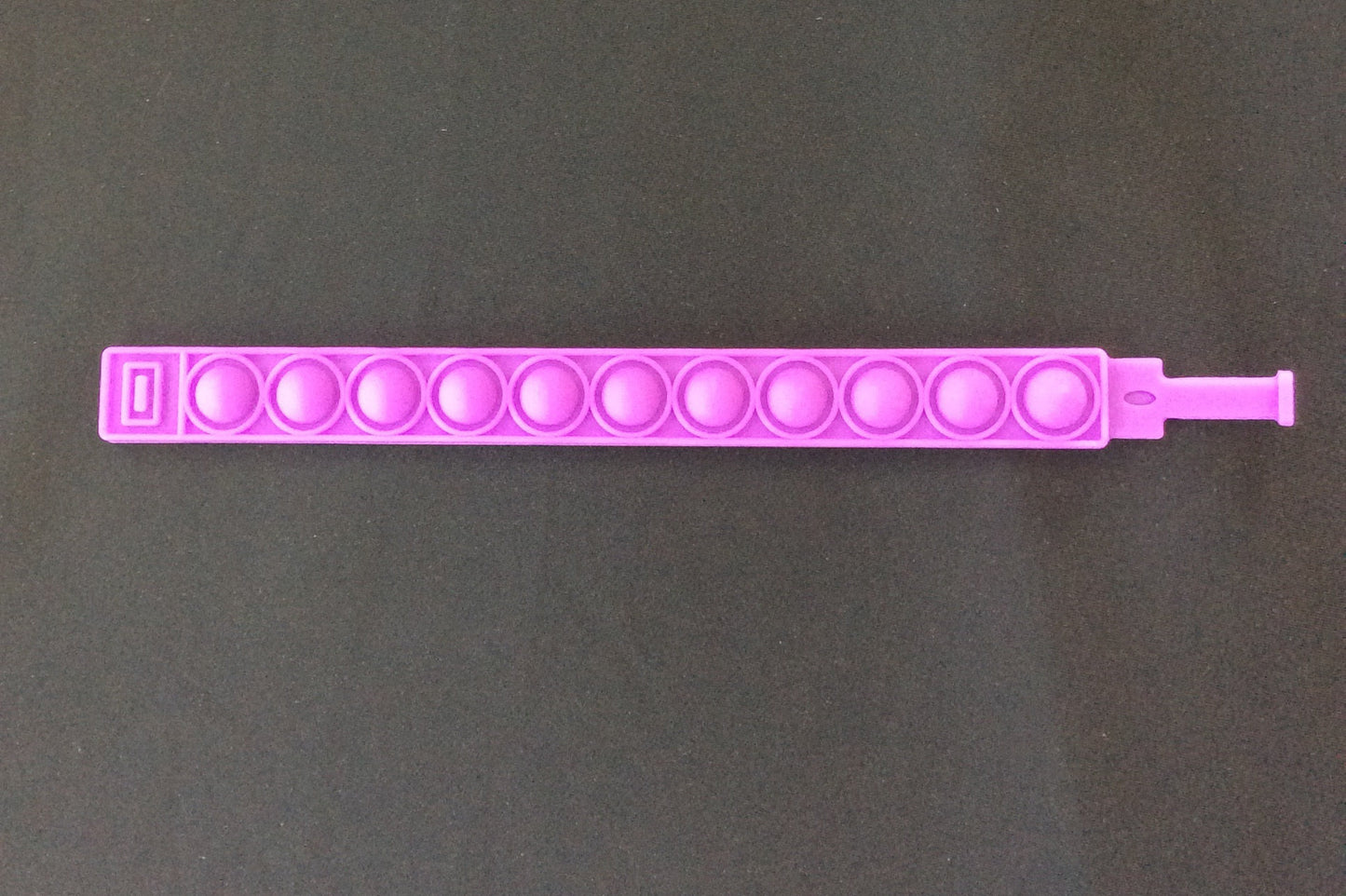 Purple Bracelet Bubble Pop It Fidget 7.75 inches long