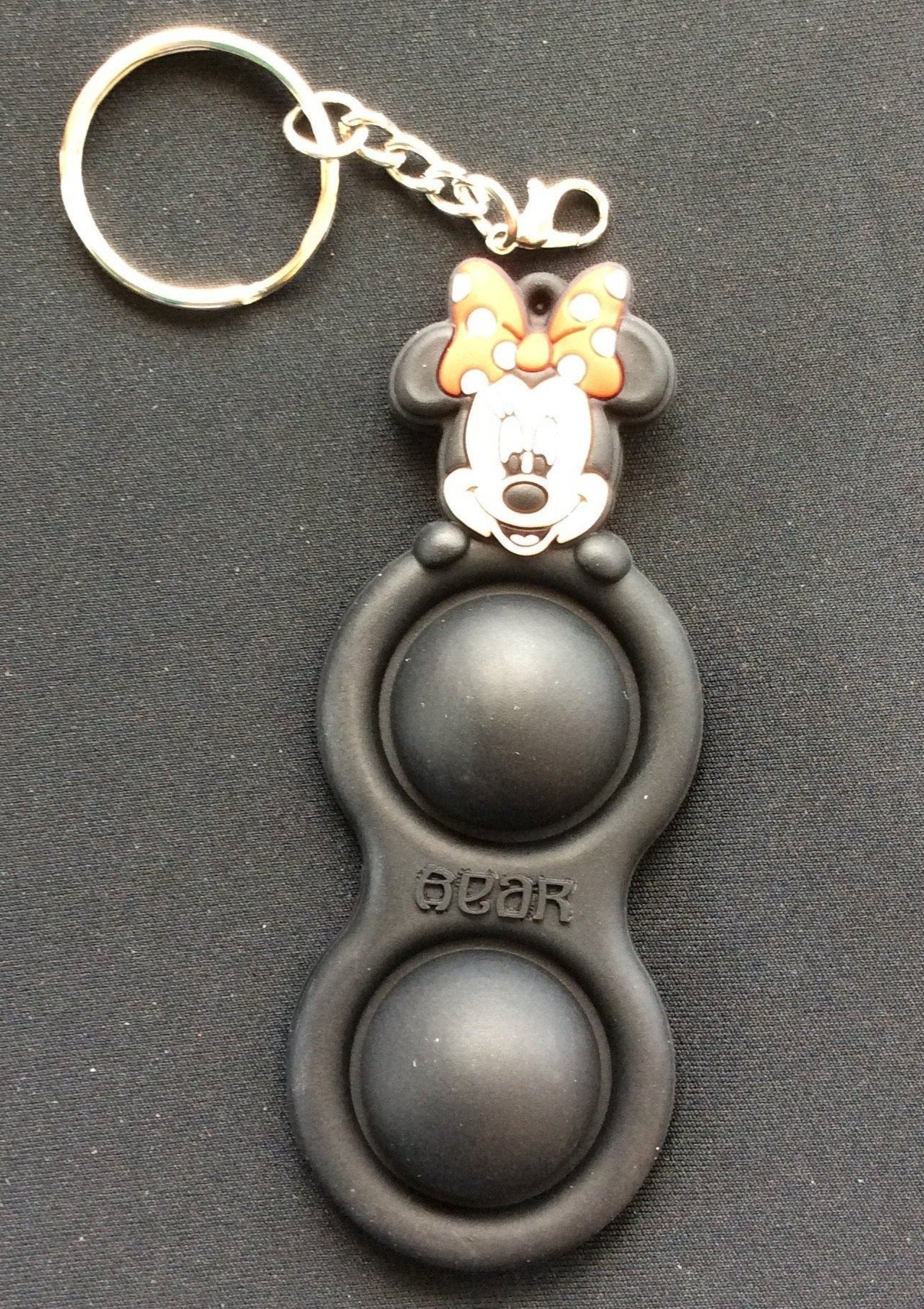 Minnie Simple Dimple Fidget Keychain