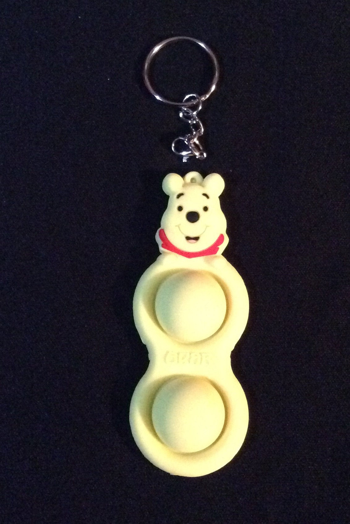 Pooh Simple Dimple Fidget Keychain